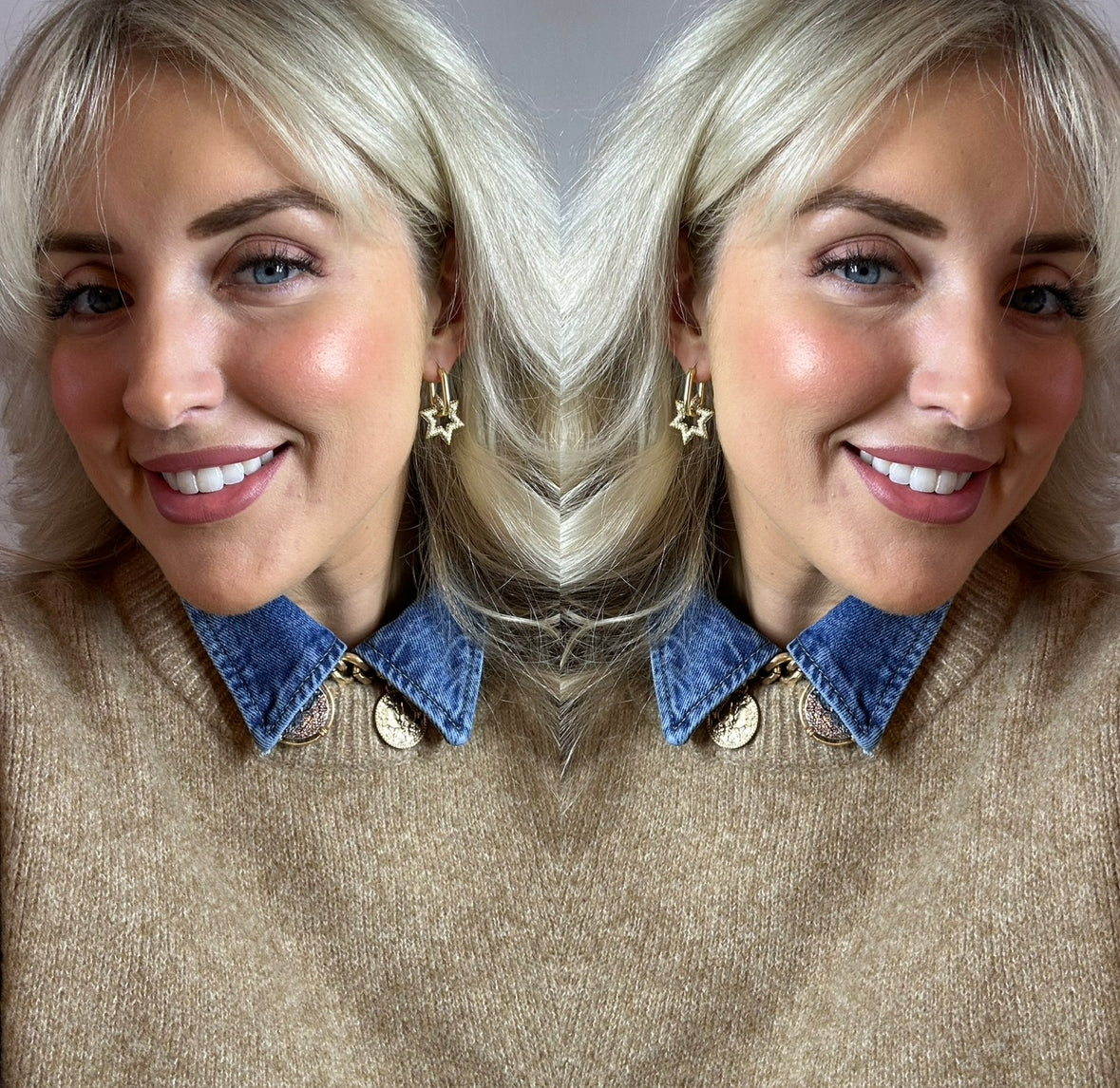 Star Earrings Silver