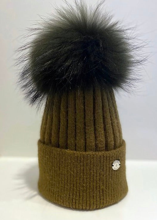 Kids Classic Single Hat - Army Green